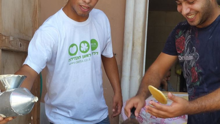 מכינים קטאיף, צילום: נאוה רוזנפלד