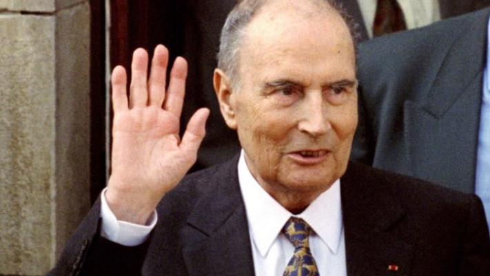 &quot;יחסים מפותלים&quot;, נשיא צרפת פרנסואה מיטראן. צילום: רויטרס