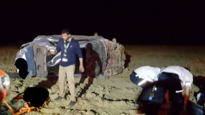 תאונה בבית קמה, צילום: דוברות מד''א