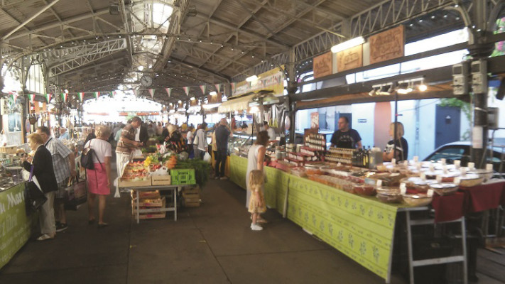 השוק המקורה, צילום: מאיר בלייך