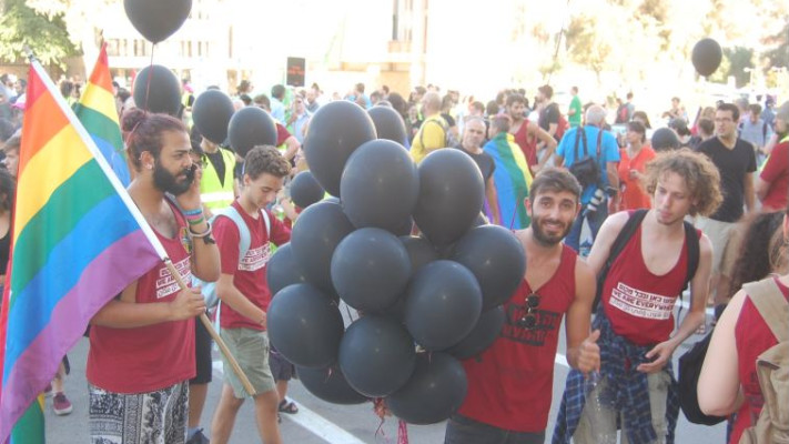 ההפגנה בבאר שבע. צילום: טימי אבוקסיס