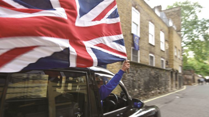 תומכי ההתנתקות מהאיחוד האירופי. צילום: רויטרס