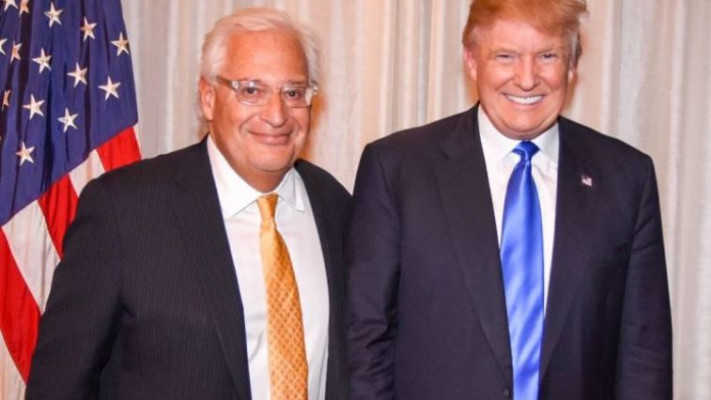 הזדמנות לשינוי פרדיגמה. דונלד טראמפ ודוד פרידמן. הצילום באדיבות המצולם