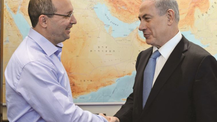 בנימין נתניהו ואבי ניסנקורן. צילום: קובי גדעון, לע&quot;מ