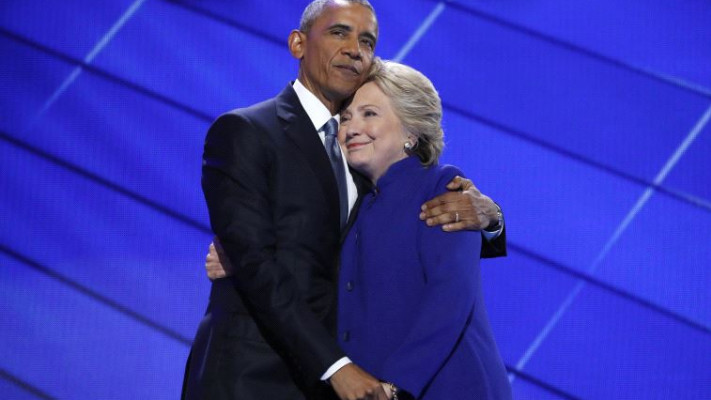 קיווה לקדנציה שלישית דרך הילרי קלינטון. צילום: רויטרס