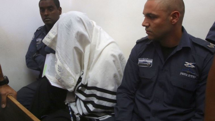 הרב ברלנד בבית המשפט. צילום: מרק ישראל סלם