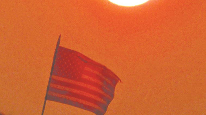 זירת הפיגוע בבלאק טום ב-1916. צילום: רויטרס