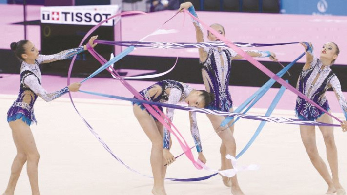 נבחרת ההתעמלות האמנותית. צילום: הועד האולימפי בישראל