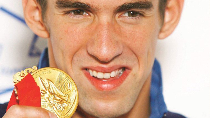 &quot;אחת מ-23&quot;, מייקל פלפס ומדליית הזהב, צילום: רויטרס