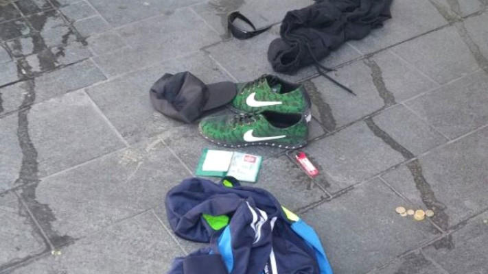 ניסה להיטמע באוכלוסייה באמצעות בגדי ספורט. צילום: חטיבת דובר המשטרה