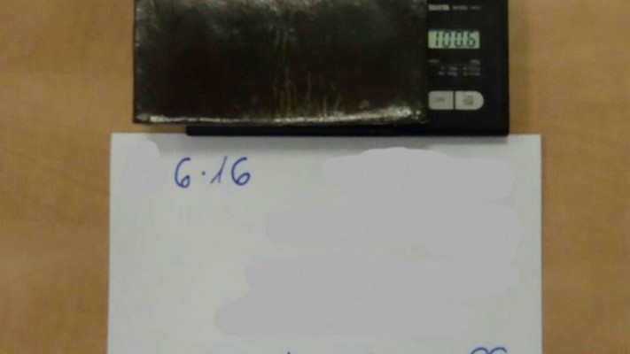 פלטת חשיש שנתפסה במבצע. צילום: דוברות המשטרה