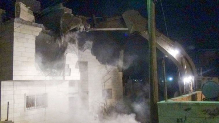 הריסת בית המחבל משרונה מרקט. צילום: דובר צה&quot;ל