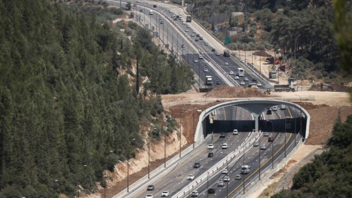 הכביש החדש לירושלים. צילום: יוסי זמיר, פלאש 90