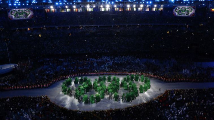 הטקס הוקדש לאיכות הסביבה, צילום: רויטרס