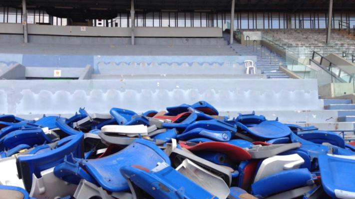 הריסות בלומפילד. לטענת גולדהאר העירייה הייתה צריכה למצוא תחליף ראוי. צילום: אבשלום ששוני