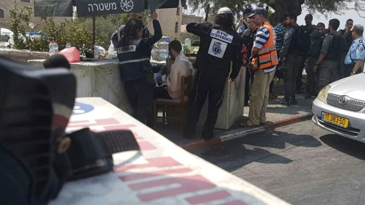 זירת הפיגוע בירושלים. צילום: דוברות איחוד הצלה