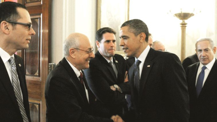מולכו עם הנשיא אובמה. בוושינגטון תפס הסלנג &quot;To be Molchoed&quot;. צילום: לע&quot;מ