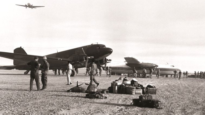 מטוסי חיל האוויר בשארם, מלחמת ששת הימים. צילום: פריץ כהן, לע&quot;מ