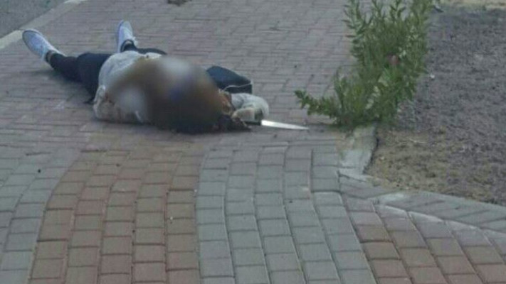 המחבלת שחוסלה בצומת תפוח. צילום: חטיבת דובר המשטרה