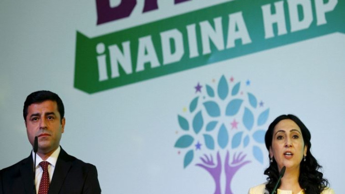 מנהיגי המפלגה הפרו-כורדית בטורקיה, צילום: רויטרס