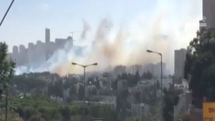 השריפה בחיפה. 40% לא עשו ביטוח, אבל המדינה תציל גם אותם. צילום מסך