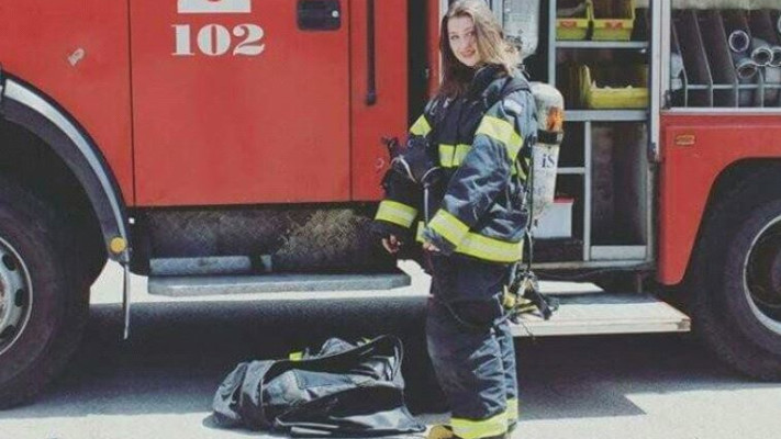 עושה את אותם הדברים כמו כולם. ניקול גולוב. צילום: כבאות והצלה מחוז צפון