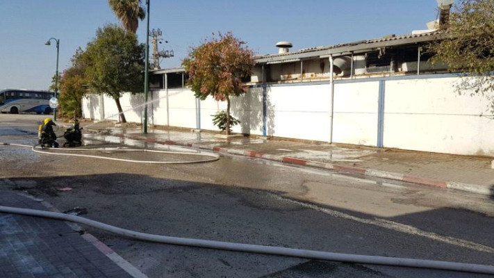 כוחות הכיבוי בזכרון יעקב. צילום: דוברות המשטרה