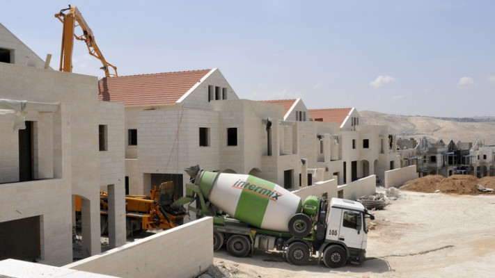 בנייה ביהודה ושומרון. צילום: פלאש 90