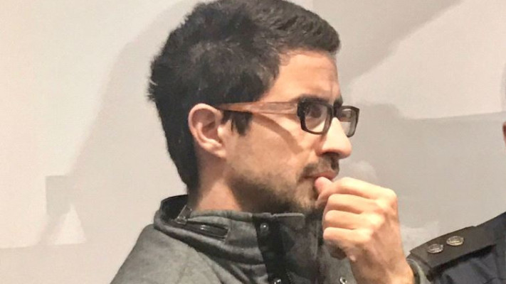 אלון קסטיאל בדיון. &quot;נשקפת ממנו מסוכנות של ממש&quot;. צילום: מור שמעוני