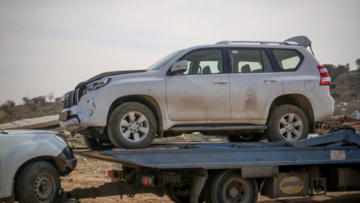 רכבו של יעקוב אבו אל-קיעאן, צילום: הדס פרוש, פלאש 90