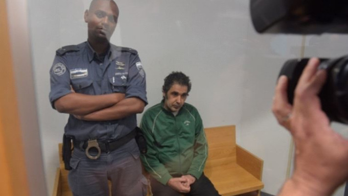 אילן בן עמי בבית המשפט, הבוקר. צילום: אבשלום ששוני