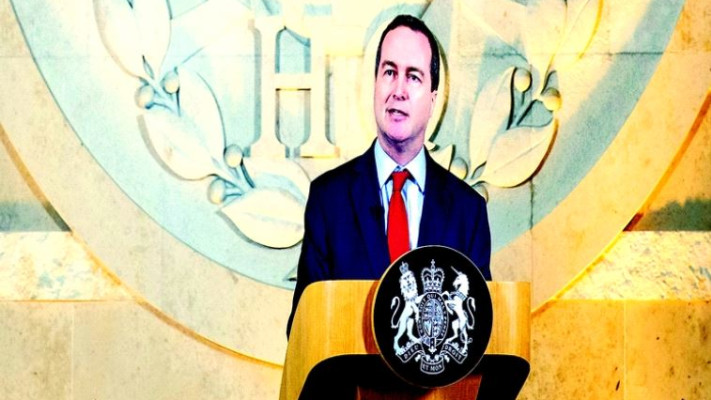 סר רוברט האניגן. התבטאויות מפתיעות. צילום: רויטרס