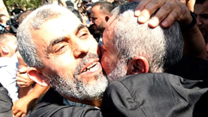 משוחרר עסקת שליט. יחיא סנוואר. צילום: רויטרס