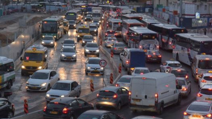 פקקים בתל אביב