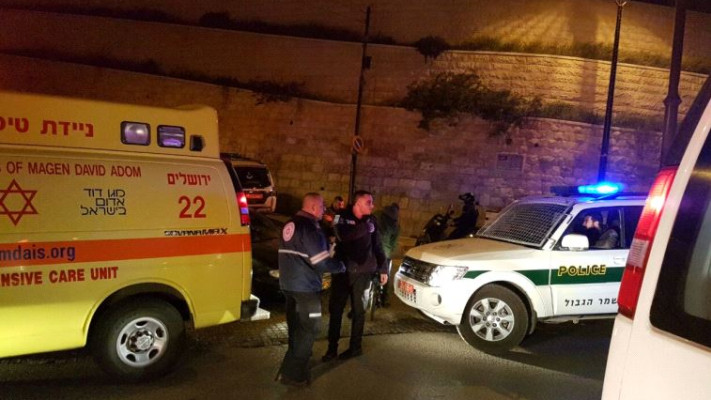 זירת הפיגוע, לפנות בוקר. צילום: תיעוד מבצעי מד&quot;א