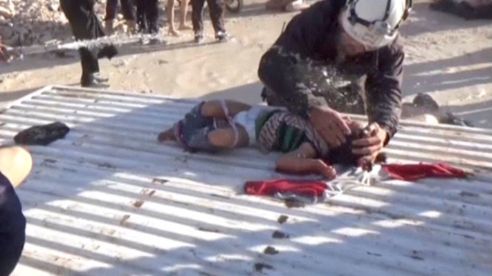 התקיפה הכימית באידליב. צילום: רויטרס