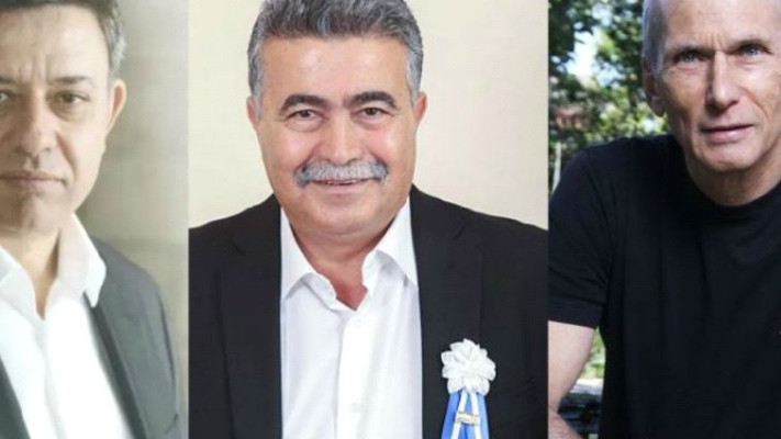 המועמדים המובילים ע"פ סקר שבוצע - פרץ, גבאי ובר-לב. צילום: פלאש 90