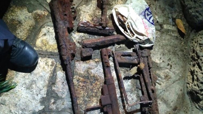 הסליק בגבעת שמואל. צילום: דוברות המשטרה