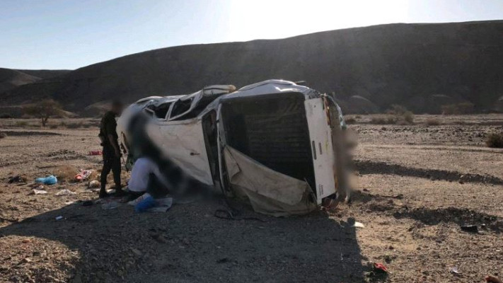 הרכב שבו נסעו בני הזוג. צילום: תיעוד מבצעי, מד&quot;א