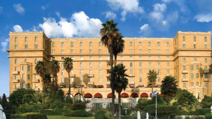 &quot;שם ייסדו את הטרור&quot;. מלון המלך דוד. צילום:  יורם אשהיים 