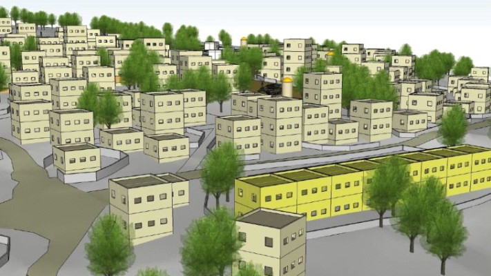 דימוי הסימולציה מתוך הטאבלט. צילום: דובר צה&quot;ל