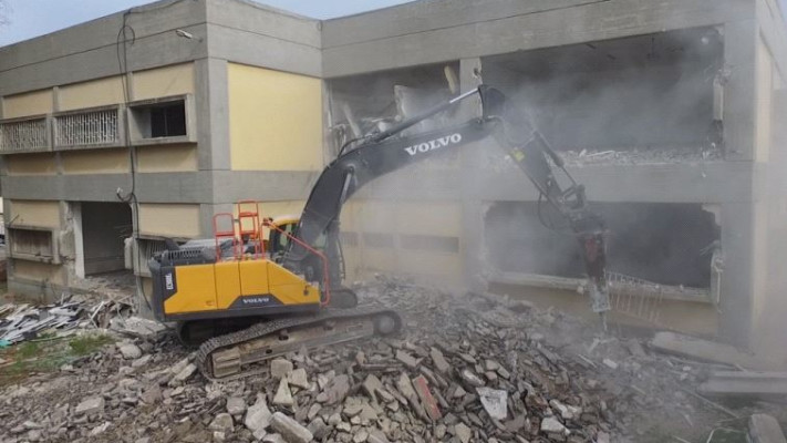 פינוי צריפין. צילום: אגף ההנדסה והבינוי במשרד הביטחון