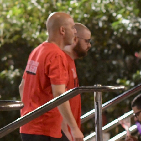 האחים איתן ויאיר הורן בכיכר החטופים