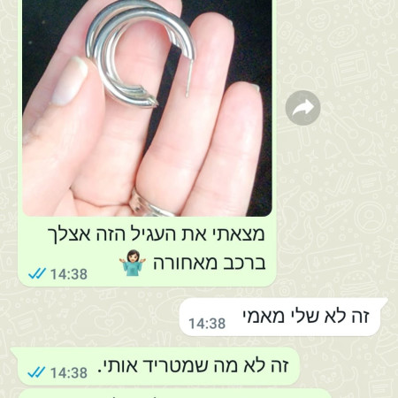 העגיל שאותר ברכבו של הבעל