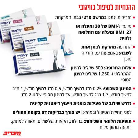 ההנחיות לטיפול בוויגובי (צילום: מעריב אונליין)