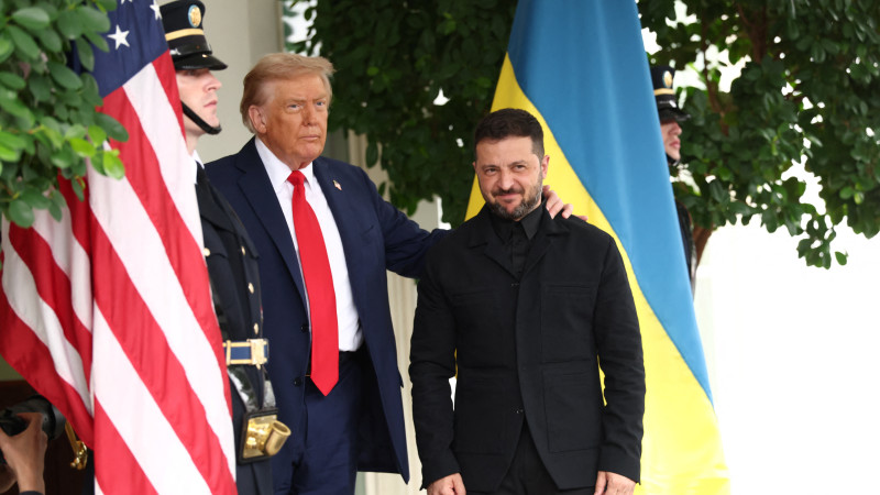 וולודימיר זלנסקי, דונלד טראמפ בבית הלבן