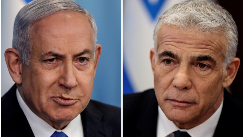 יאיר לפיד, בנימין נתניהו