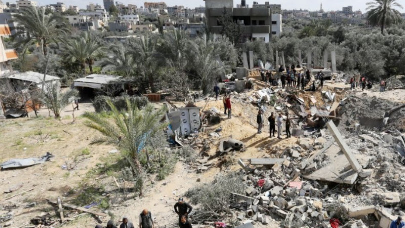 תקיפת צה"ל במחנה נוסיראת שבמרכז רצועת עזה