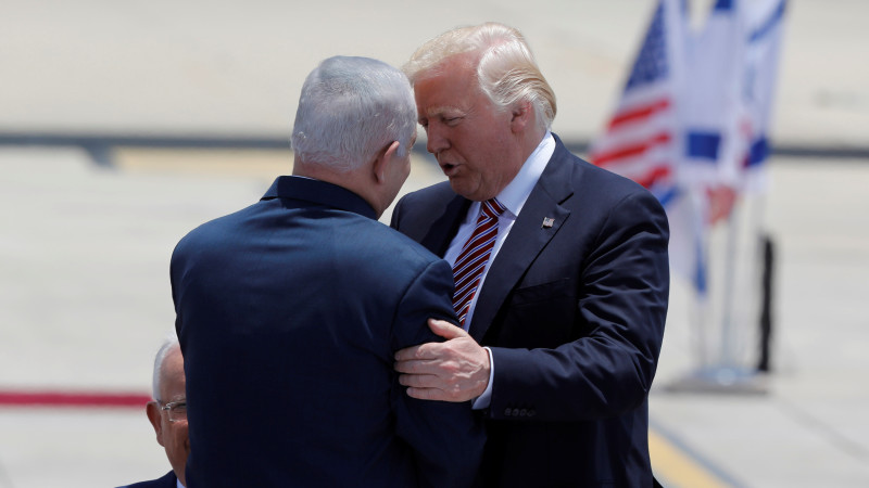 דונלד טראמפ ובנימין נתניהו