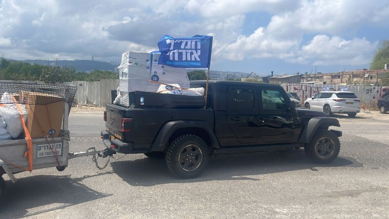משלוח סיוע הומניטרי ראשון לקהילה הדרוזית בצפון סוריה